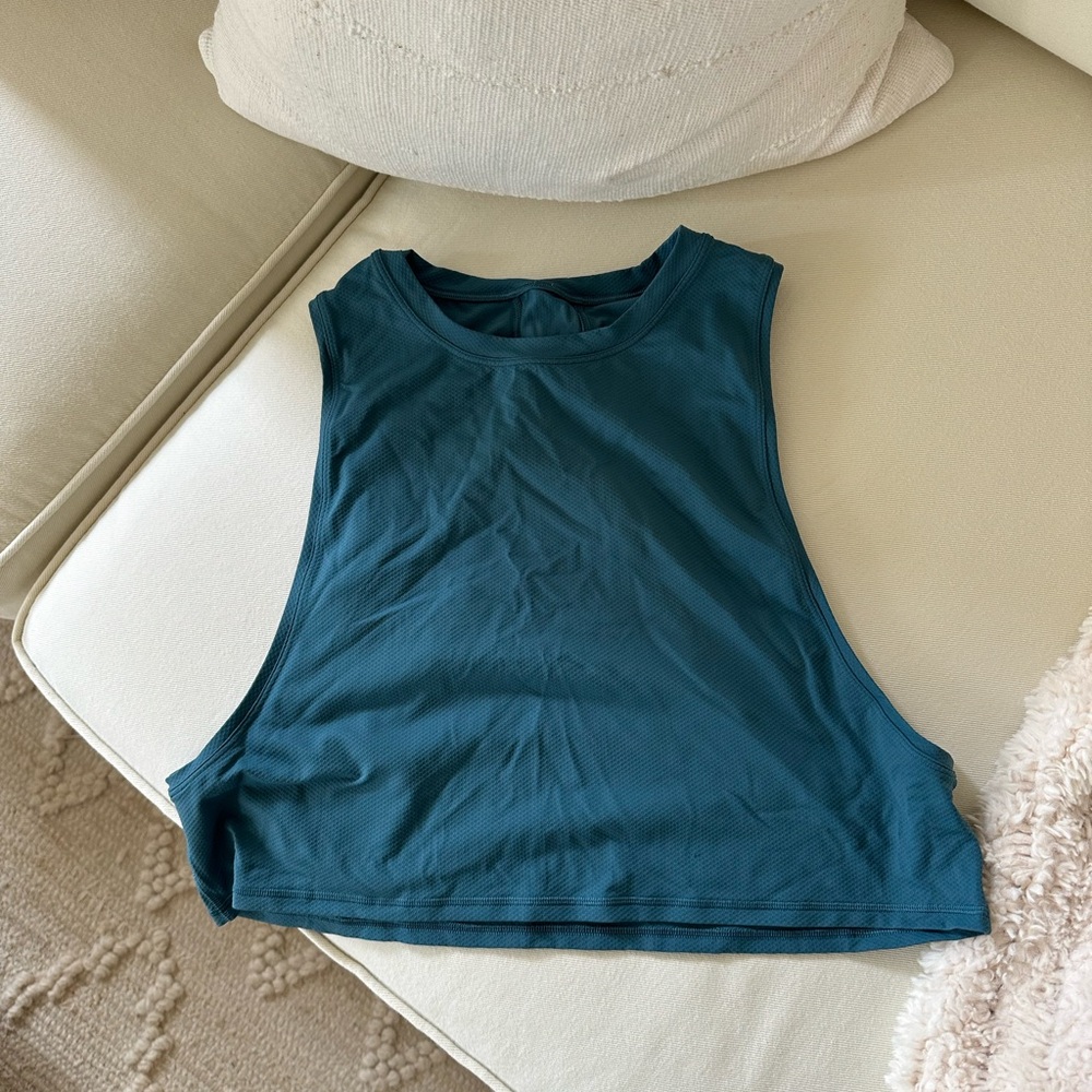 Lululemon Teal Sleeveless Women's Tank